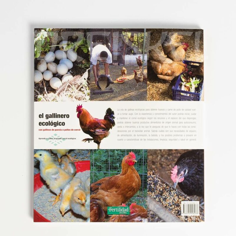 Contraportada del libro El gallinero ecológico