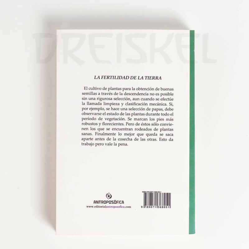 Contraportada Del Libro La Fertilidad De La Tierra