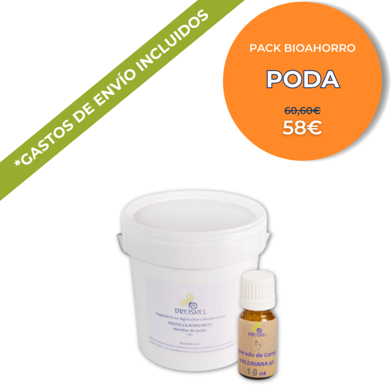Pack Poda - Pasta cicatricante y Preparado de Valeriana - Dreiskel